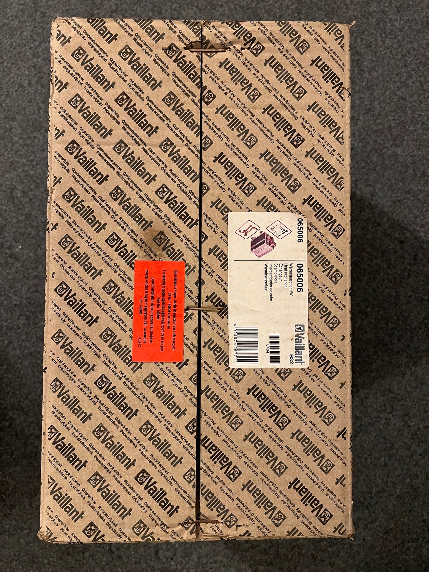 Vaillant Wärmetauscher VC 206 E / VC 256 E / VCW 256 E / Art.Nr: 065006 NEU & OVP