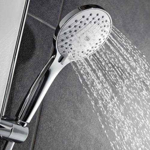 HSK Shower und Co Duschpaneel Lavida Wall 2.0 - Traverse mit integrierter Regenbrause, Echtglas-Front Art.Nr: 1900020