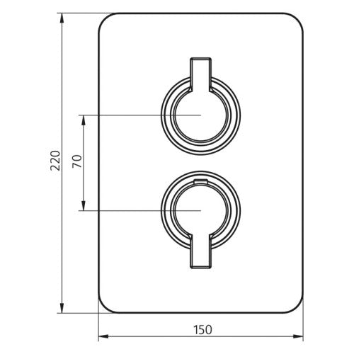 UNTERPUTZ-SICHERHEITS THERMOSTAT SOFTCUBE 1–3 ABGÄNGE HSK Art.Nr: 1180146