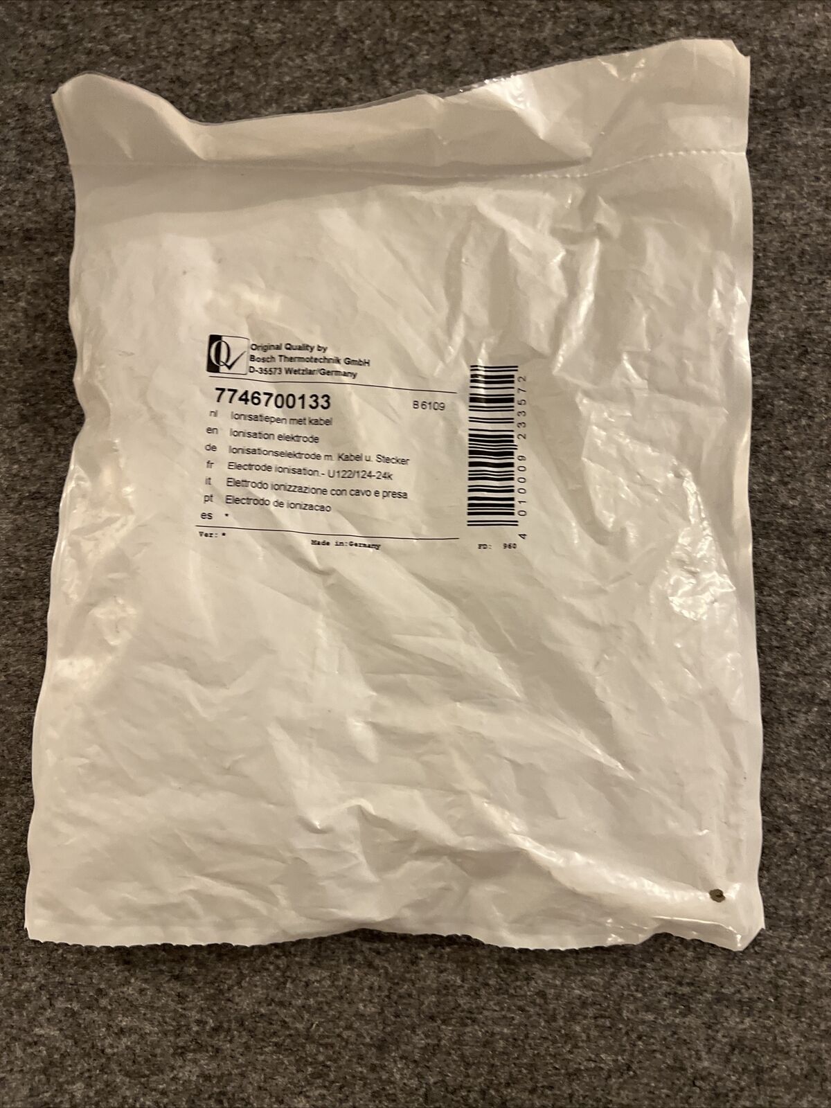 IONISATIONSELEKTRODE Bosch Thermotechnik Buderus 7746700133