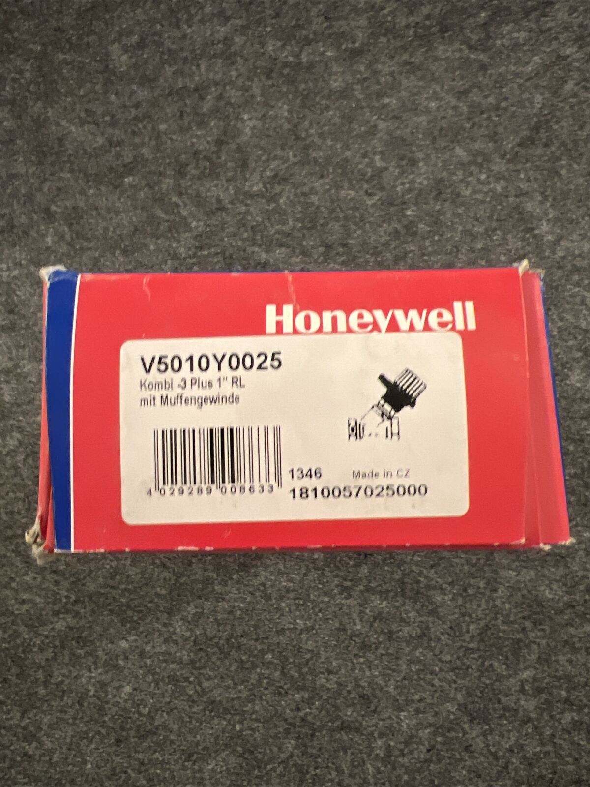 Honeywell Strangregulierventil V5010Y0025 Kombi-3-plus 1 RL mit Muffengewinde