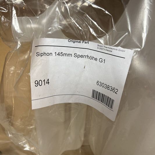 Buderus 8738800550 Siphon 145mm Sperrhöhe G1