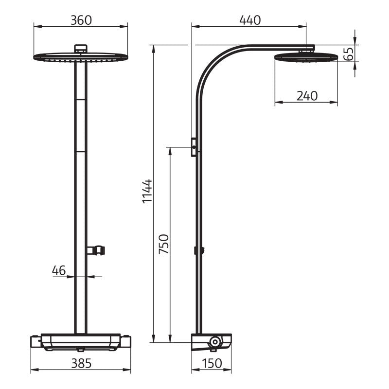 RS AquaTray Thermostat mit Schwall Art.Nr.: 1006420