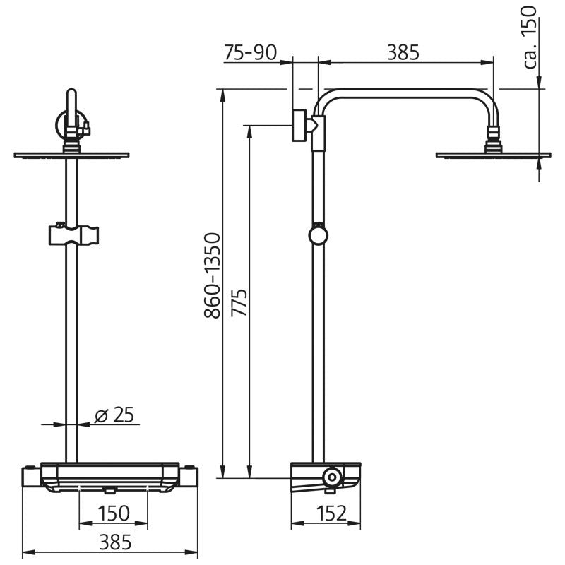 RS 200 AquaTray Thermostat mit Ablage Art.Nr.: 1006400