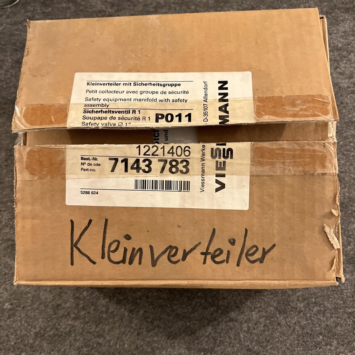 7143783 Viessmann Kleinverteiler mit Sicherheitsgruppe